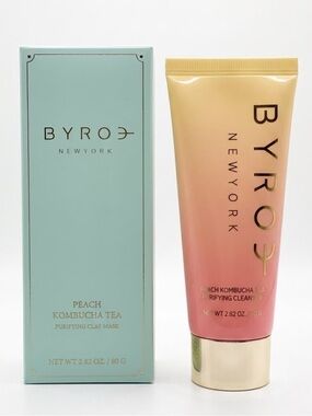 Byroe New York Peach Kombucha Tea Purifying Clay Mask
